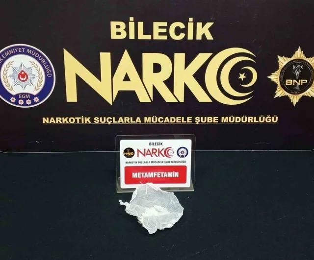 Bilecik'te uyuşturucu operasyonu: metamfetamin ele geçirildi, 1 şüpheli hakkında adli işlem