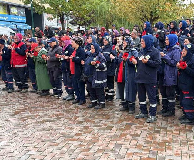 Bolu'da mesai arkadaşlarının gözyaşlarıyla uğurladığı vardiya amiri Eyüp Özgür Özkul