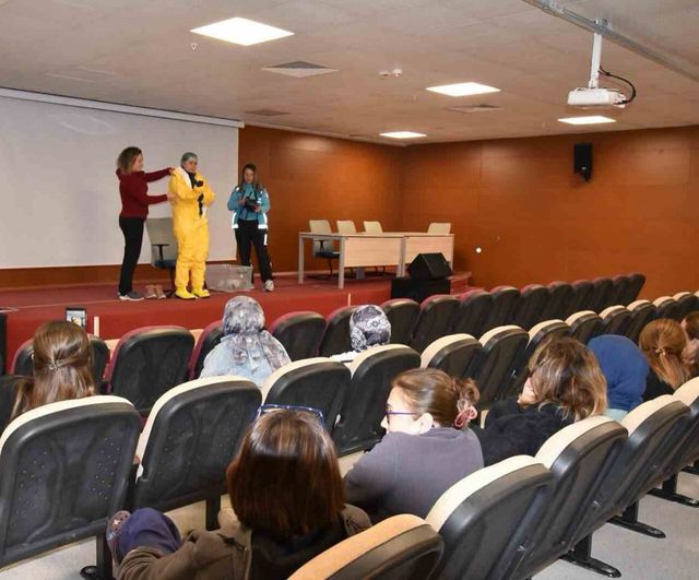 Çanakkale'de acil servisler kbrn tehditlerine karşı hazırlık eğitiminde