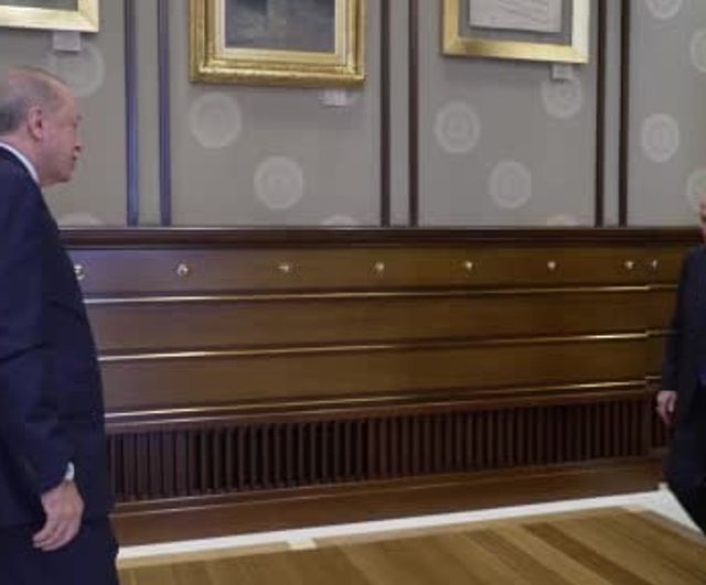 Cumhurbaşkanlığında üst düzey kabul: Erdoğan ile Bahçeli bir araya geldi