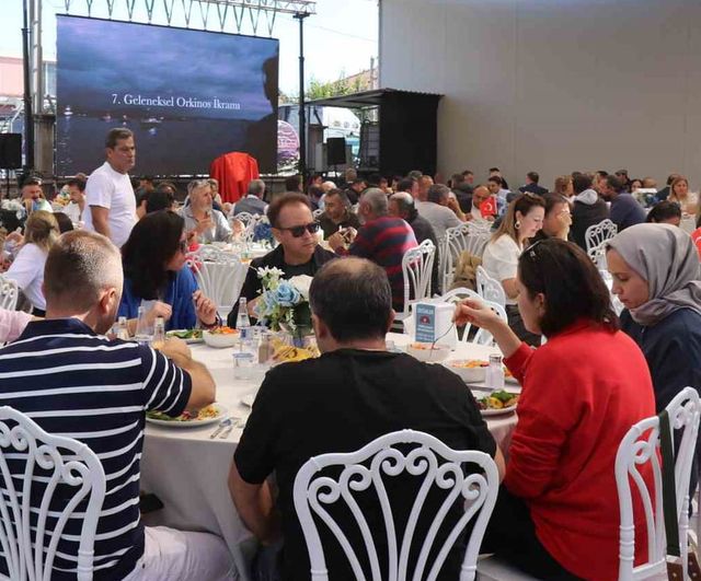 Denizli'de denize kıyısı olmayan kentte 1 tonluk orkinos şöleni