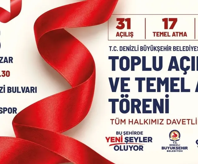 Denizli'yi 16,2 milyar TL ile dönüştüren 68 proje tanıtılıyor