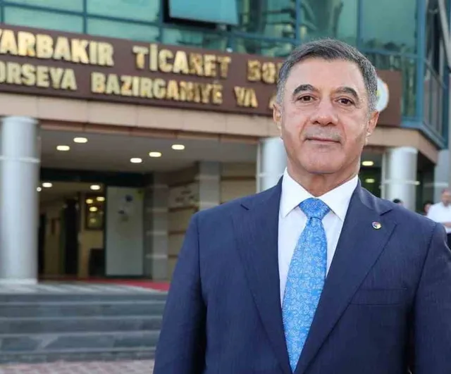 Diyarbakır ticaret borsasında tek listeyle yeniden göreve seçilen Engin Yeşil