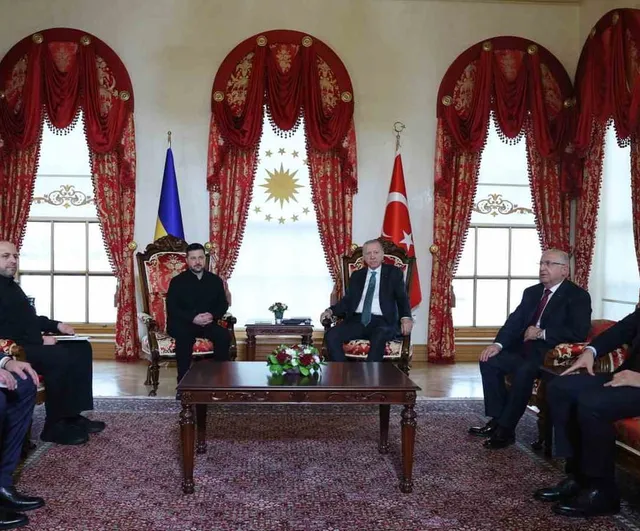 Dolmabahçe'de Erdoğan ve Zelenskiy ikili iş birliği ve Karadeniz güvenliğini görüştü