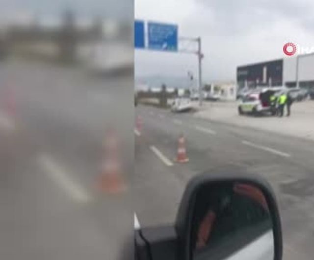 Edremit'te yol dönüşünde çarpışma: turizmci motosiklet sürücüsü yaşamını yitirdi