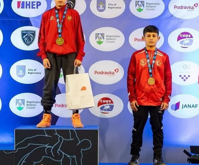 Erzincan'dan Koprivnica'ya: Anzor Yasin'den 38 kiloda bronz