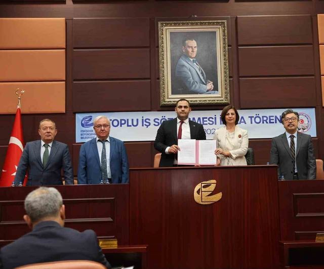 Eskişehir'de 3 bin çalışanın maaşına yüzde 26 zam getiren toplu sözleşme imzalandı