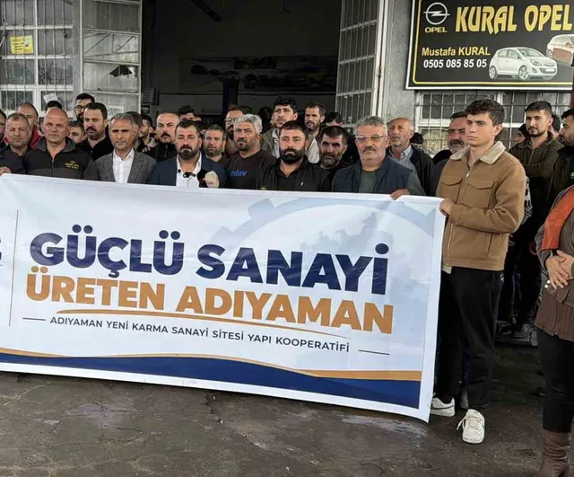 Esnaftan ortak atak: adıyaman'a modern küçük sanayi sitesi için 209 dönüm alındı