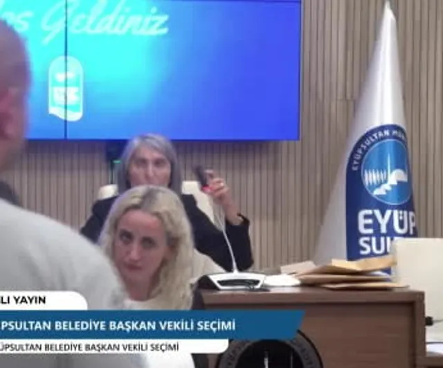 Eyüpsultan belediye meclisinde Cafer Parlak başkanvekili seçildi