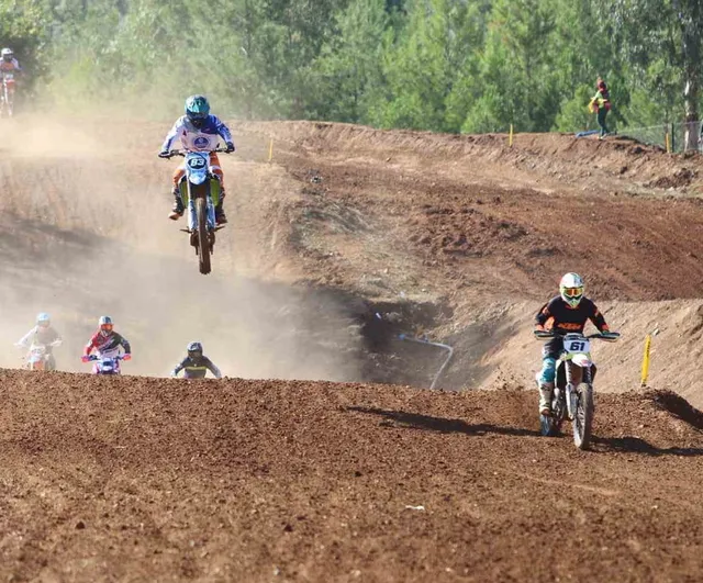 Fethiye'de sezon finalinde motokros heyecanı dorukta