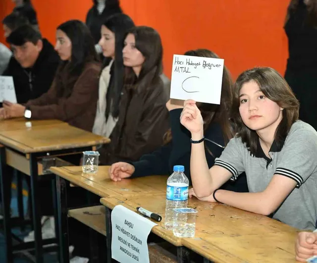 Gençler çevre bilgisi için yarıştı: Keskin Anadolu Lisesi ipi göğüsledi