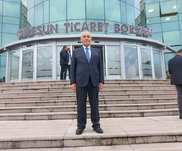 Giresun ticaret borsasında istikrar: Hamza Bölük 19 oy farkla yeniden başkan