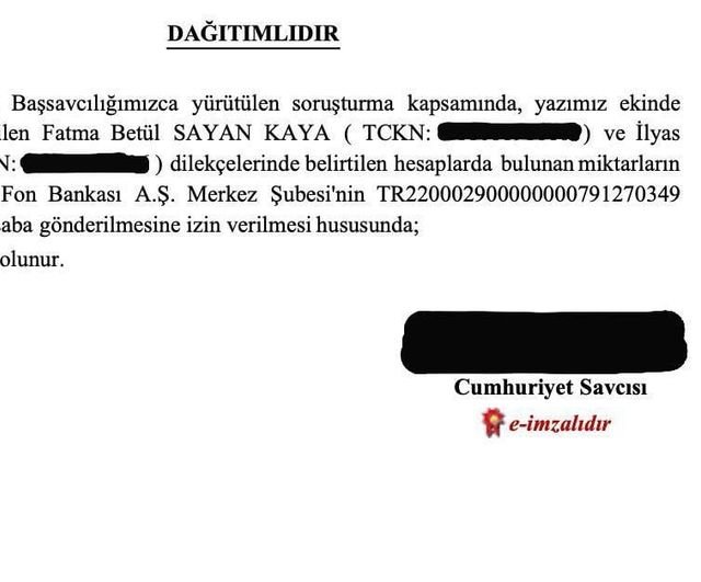 Hesapları dondurulan kişilerin TMSF'ye gönüllü ödeme yapmasına savcılıktan izin