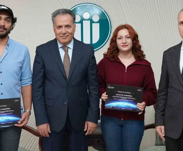 İnönü'nün Yer-Gök-Ayna takımı TUA Astro Hackathon'da galaktik şampiyon oldu