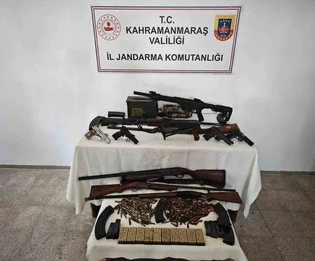 Kahramanmaraş merkezli operasyonda silah ticareti şebekesine 3 tutuklama