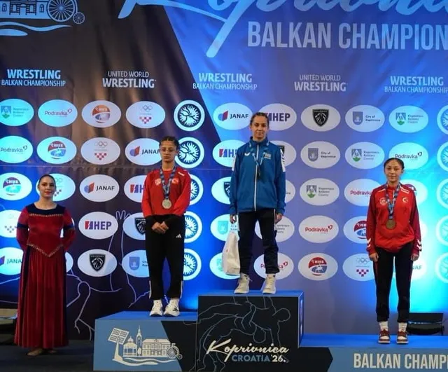 Koprivnica'da parlayan genç: Kübra Selin Turgut Balkan ikincisi oldu