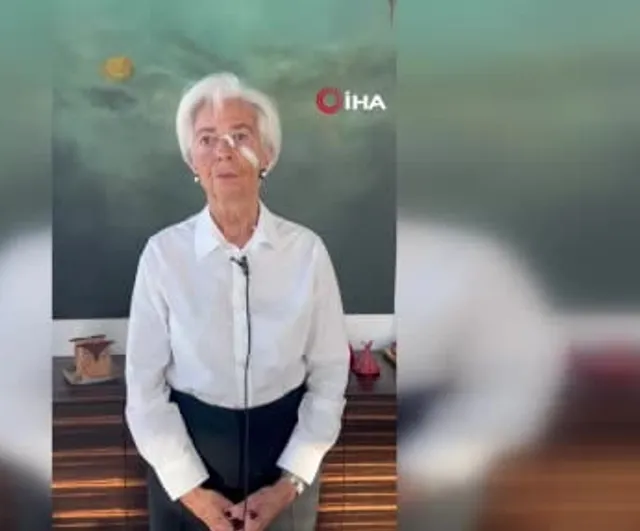 Lagarde ECB başkanlığından 7 şubat 2027'de ayrılacağını açıkladı