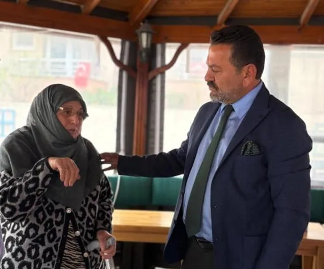 Nejat İlhan huzurevinde büyüklerin taleplerini dinledi