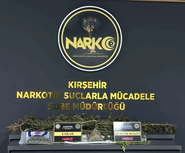 Operasyonda biri tutuklandı: Çiçekdağı'nda 1 kilo 350 gram uyuşturucu ele geçirildi