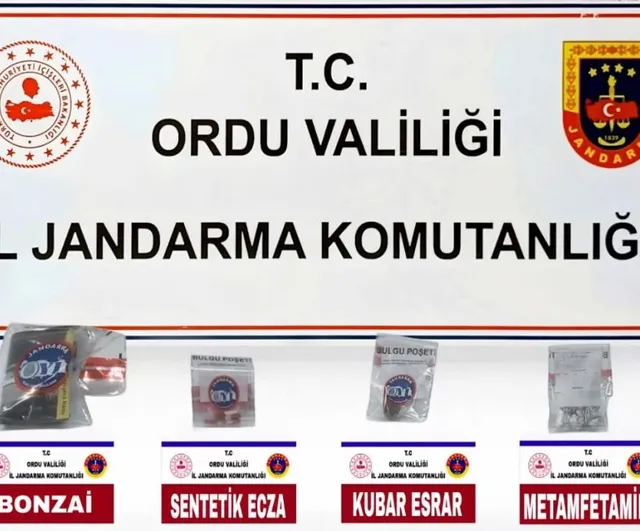 Ordu'da jandarma 26 operasyonda uyuşturucuya geçit vermedi