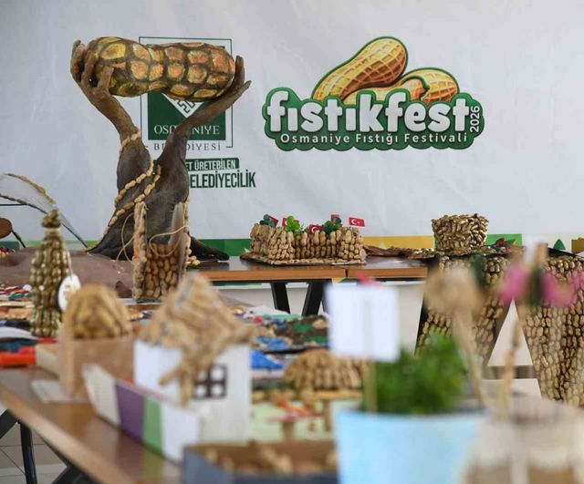 Osmaniye'de genç sanatçılar yer fıstığının hikâyesini tuvale aktardı
