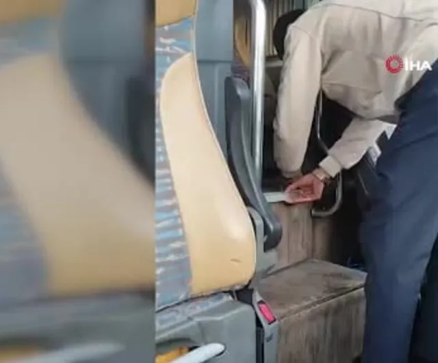 Otobüsün tabanındaki gizli bölümde 5 Afgan yakalandı, iki şüpheli gözaltında