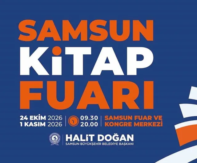Samsun kitap fuarı edebiyatı kentle buluşturuyor