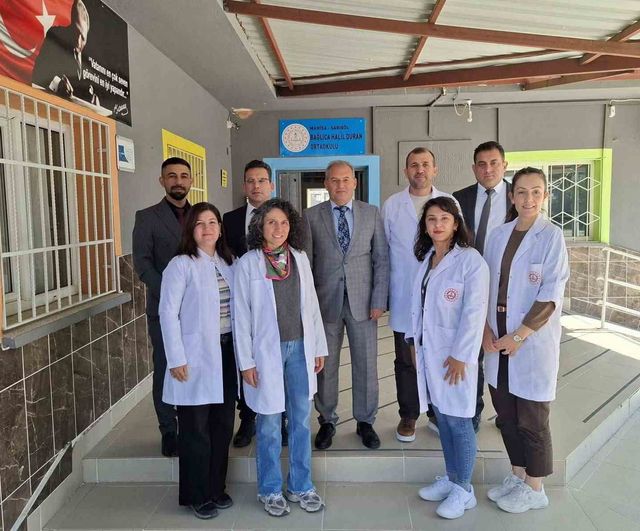 Sarıgöl'de Bağlıca Halil Duran okulu spor malzemesiyle güçlendi