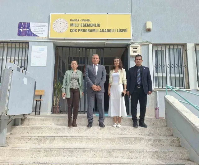 Sarıgöl'de eğitimde iş birliği güçlendirildi: ihtiyaçlar yerinde tespit edildi