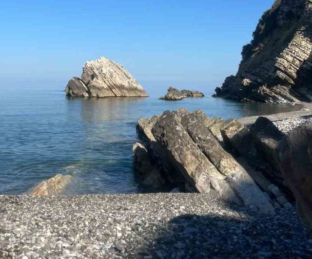 Sinop'ta ekim ayında sahillerde sonbahar bereketi