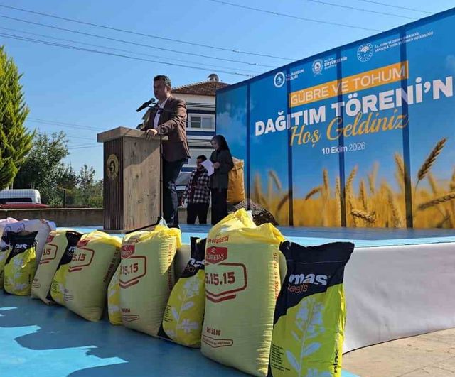 Tohum ve gübre desteğiyle 1.757 üretici güçlendirildi