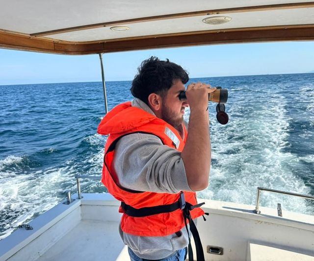 Üniversite öğrencileri uygulamalı eğitim gemisiyle kayıp madencinin izini aradı