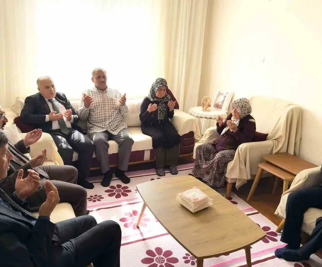 Vefa ziyaretleriyle Anamur'da şehit ailelerine destek