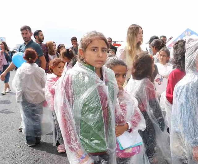 Yağmura rağmen Şanlıurfa TEKNOFEST Güneydoğu'ya ilgi sürüyor