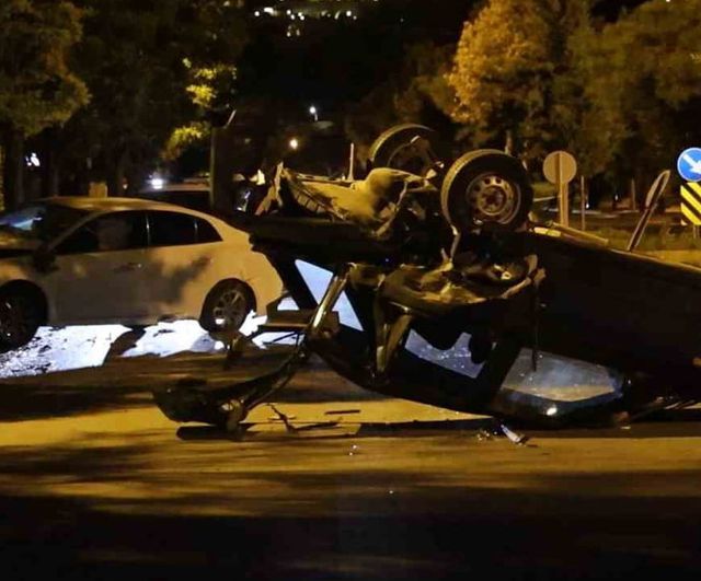 Yarış iddiası kavşakta kaza getirdi: Ürgüp'te 6 kişi yaralandı