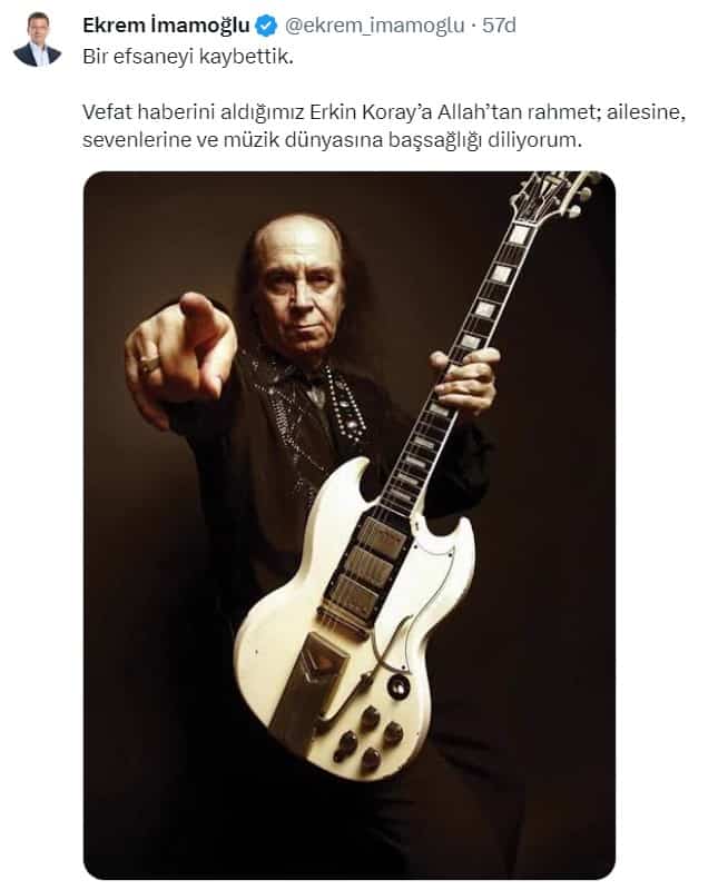 Son Dakika Türk Rock’ın duayen ismi Erkin Koray hayatını kaybetti