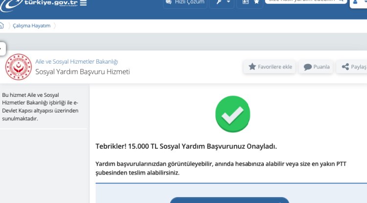 E-Devlet sitesini klonlayan dolandırıcılara dikkat! Devletten 15.000 TL hibe aldığınızı söyleyen dolandırıcılara dikkat edin!  Detaylar haberimizde..