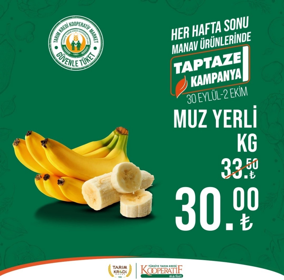 Tarım Kredi Marketleri Taptaze kampanyası