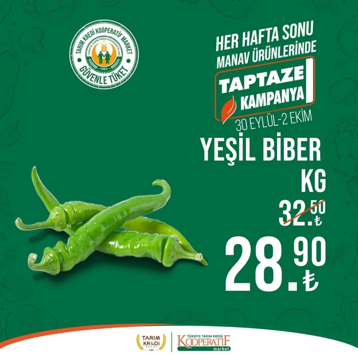Tarım Kredi Marketleri Taptaze kampanyası