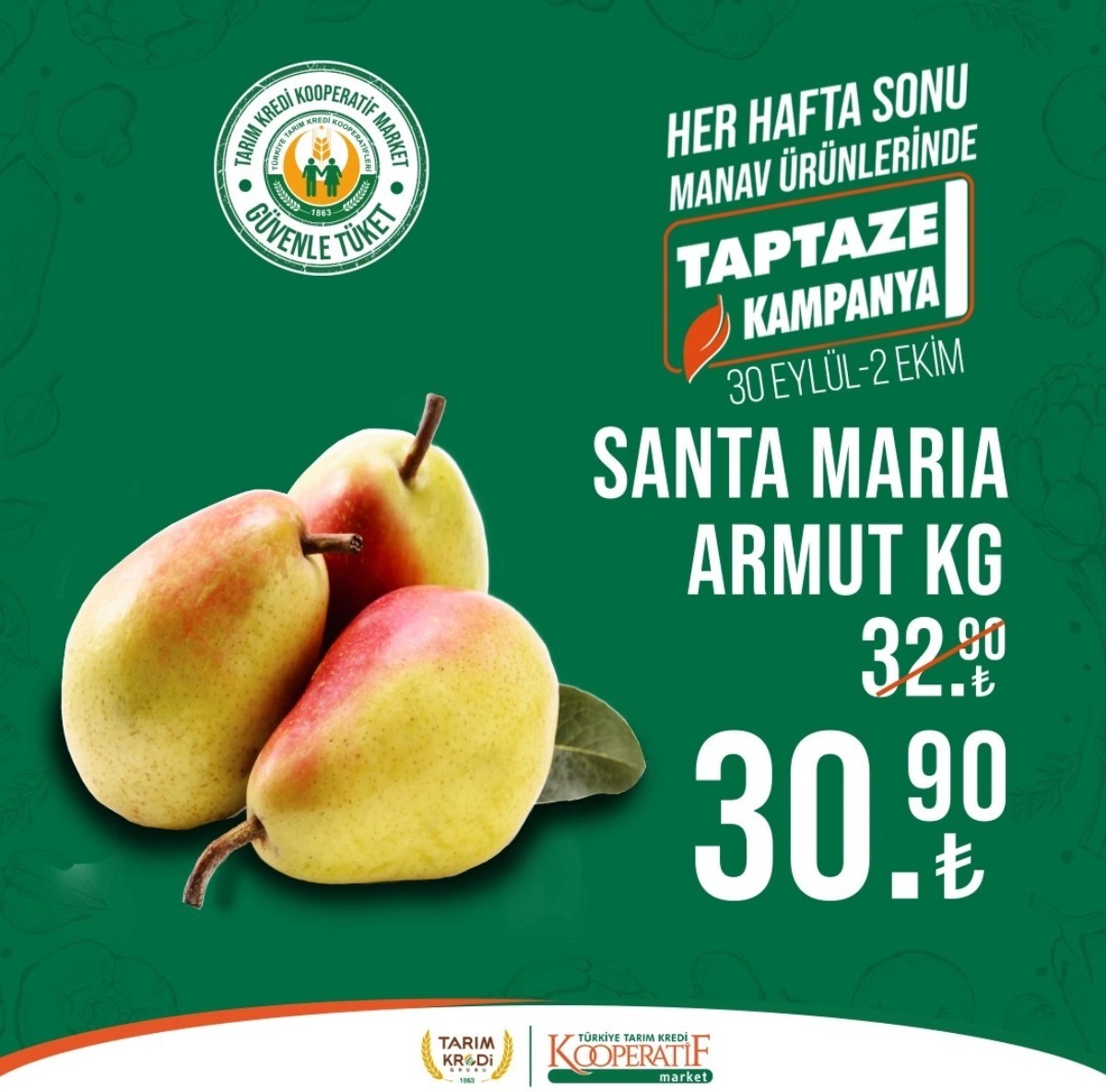 Tarım Kredi Marketleri Taptaze kampanyası