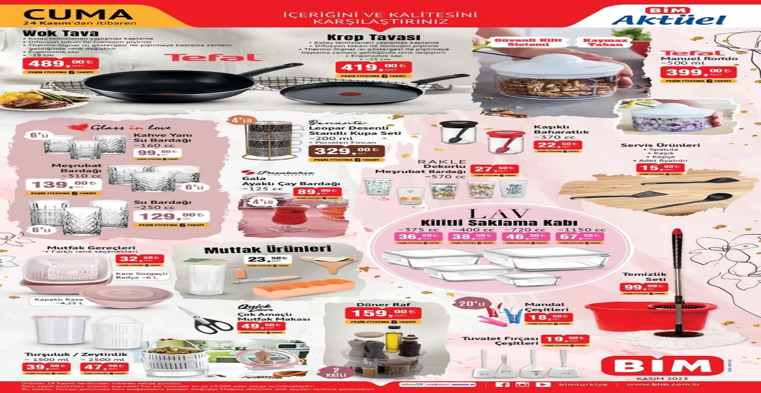 bim 24 kasım 2023 kataloğu
