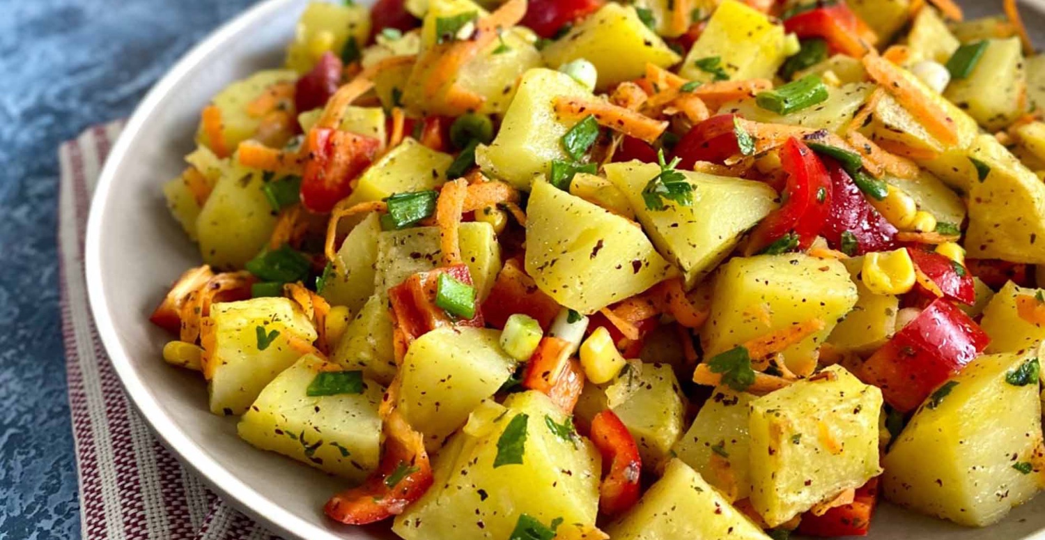 FIRINLANMIŞ PATATES SALATASI