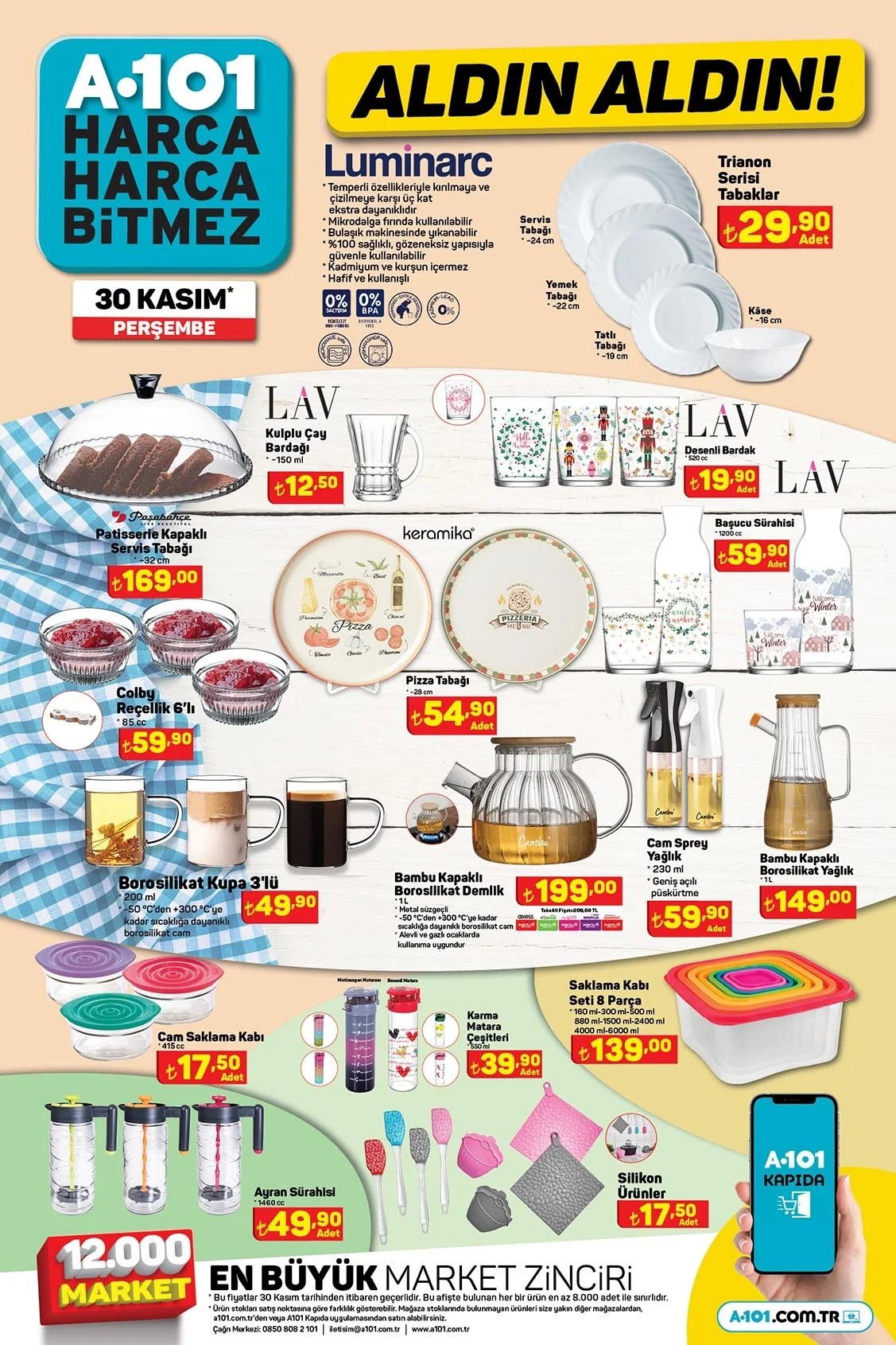 A101’de Bu Hafta Neler Var? TV’den Scooter’a Süper Fırsatlar! A101 30 Kasım Aldın Aldın Kataloğu