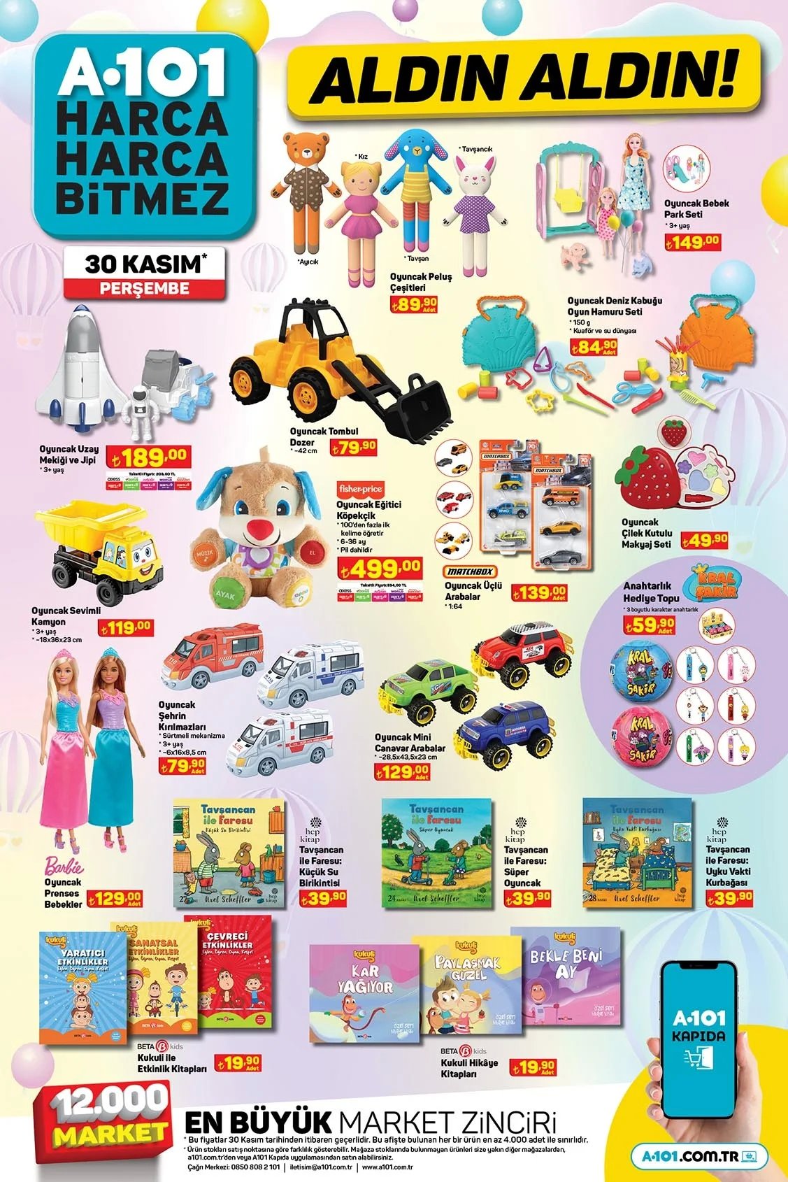 A101’de Bu Hafta Neler Var? TV’den Scooter’a Süper Fırsatlar! A101 30 Kasım Aldın Aldın Kataloğu