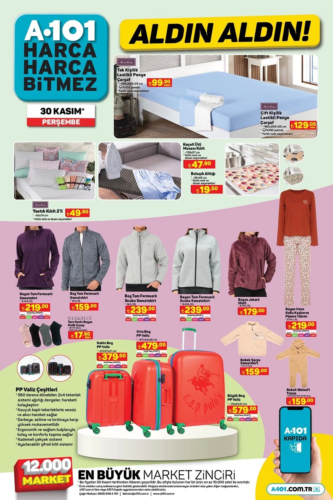 A101’de Bu Hafta Neler Var? TV’den Scooter’a Süper Fırsatlar! A101 30 Kasım Aldın Aldın Kataloğu