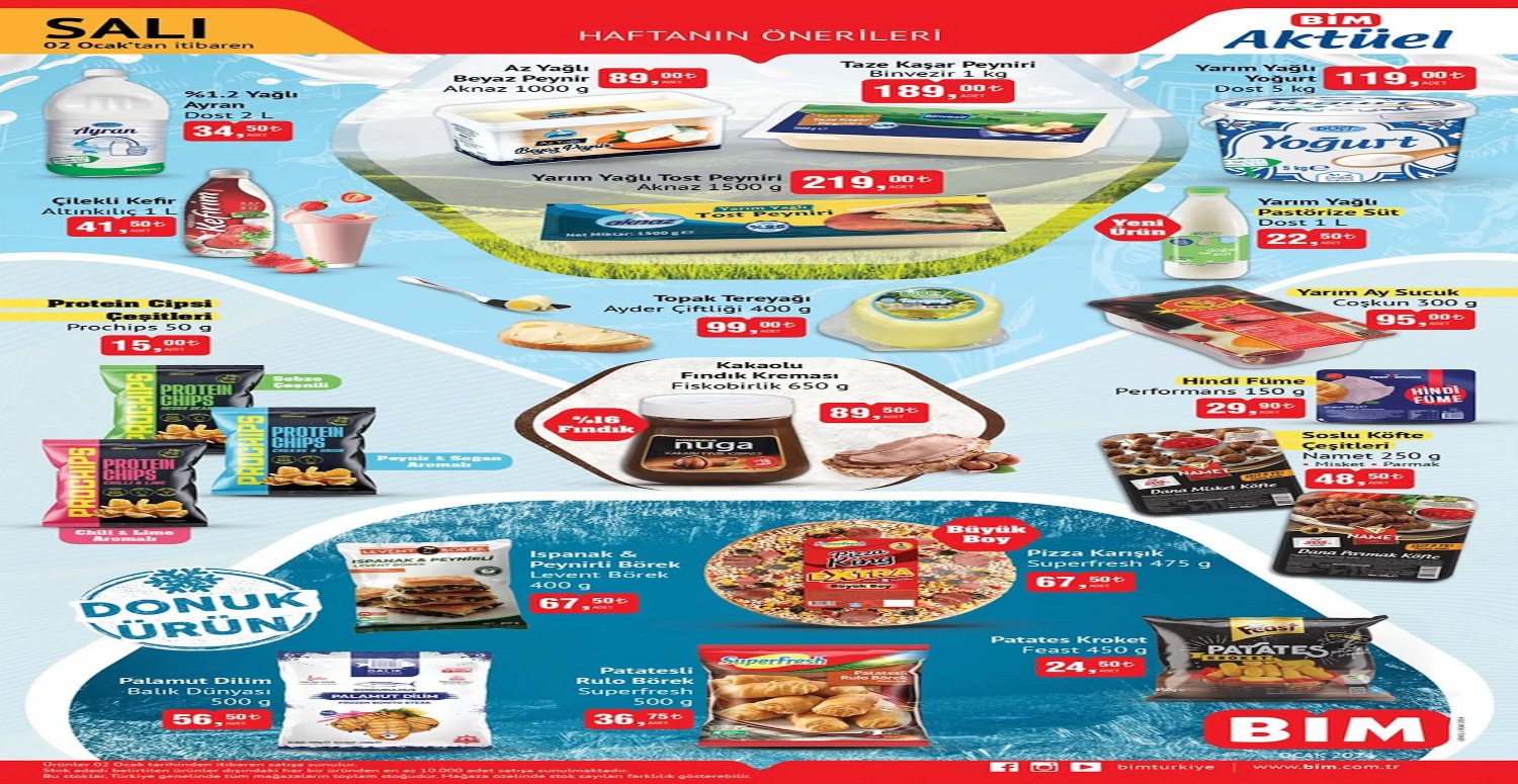 BİM 4 - 8 OCAK AKTÜEL ÜRÜNLER KATALOGU