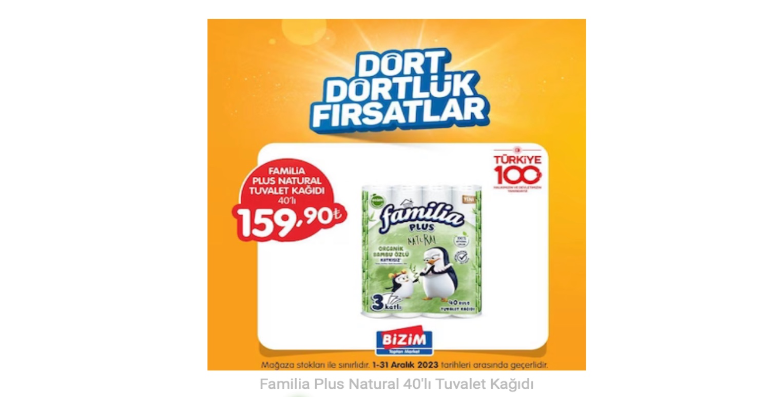 BİZİM MARKET TUVALET KAĞIDI