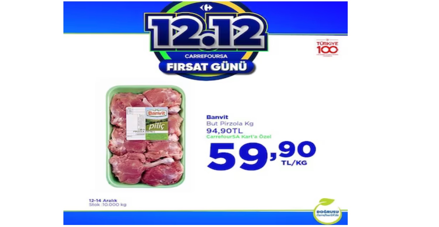 CARREFOURSA 12.12 FIRSAT GÜNLERİ İNDİRİMLERİ