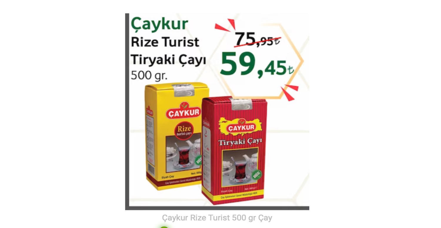 HAKMAR SİYAH ÇAY İNDİRİMİ