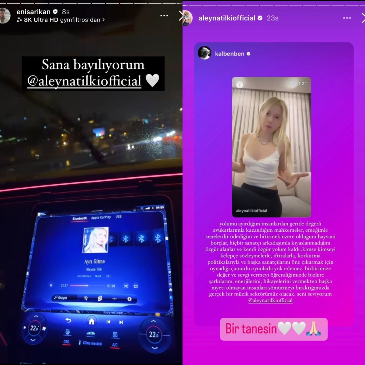 Aleyna Tilki’nin Menajerine Sert Cevap: ‘Artık Her Şeyi Görüyorum’